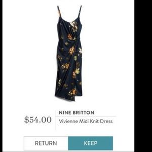 nine britton vivienne midi knit dress